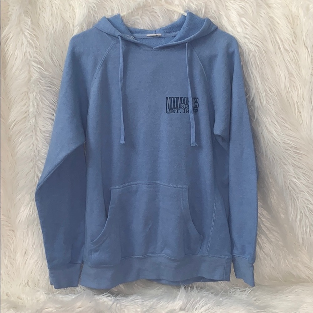 Moondoggies blue sweatshirt